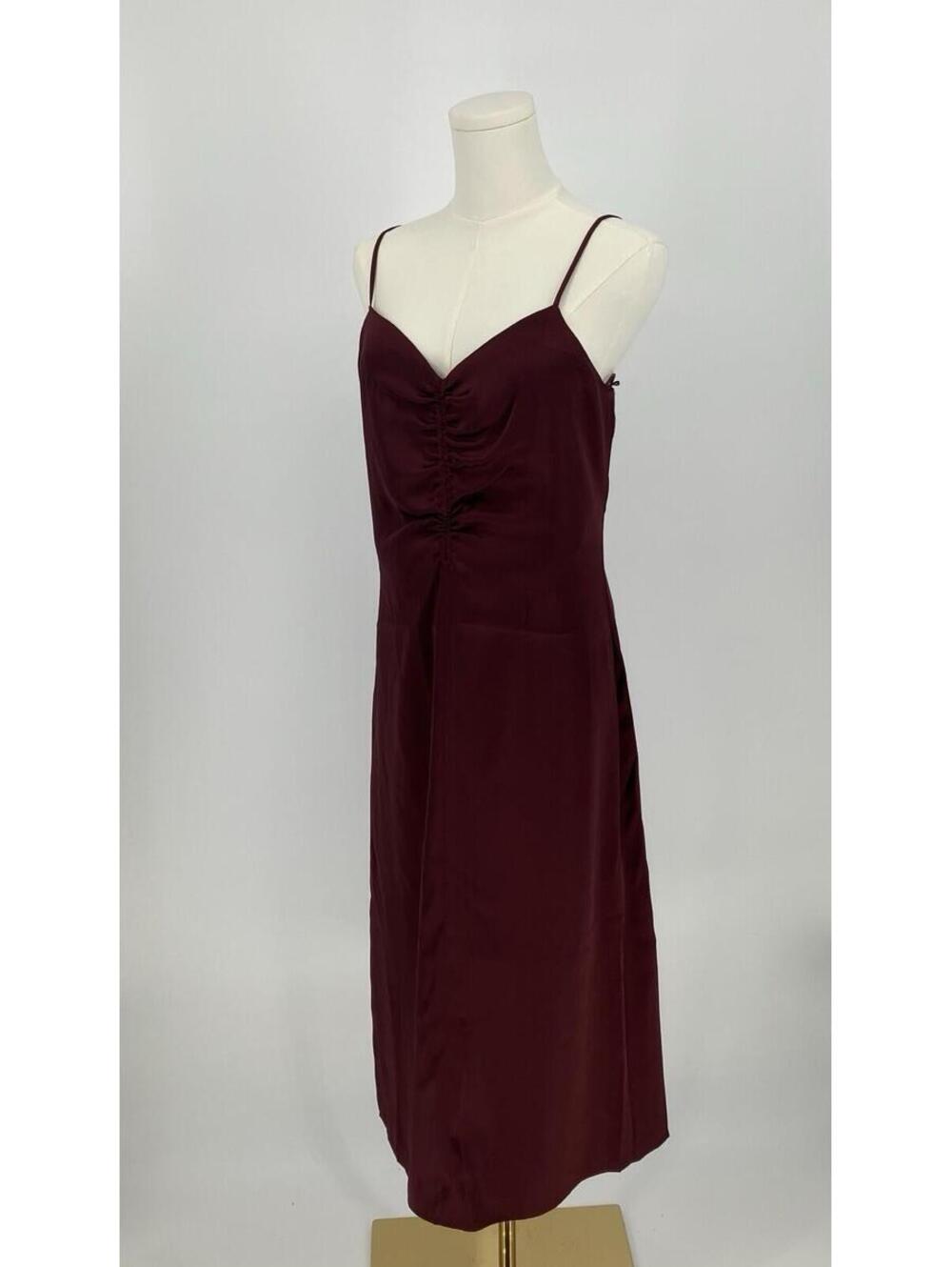 Express Red Empire Formal Spaghetti Strap Dress Cocktail S Small Valentines